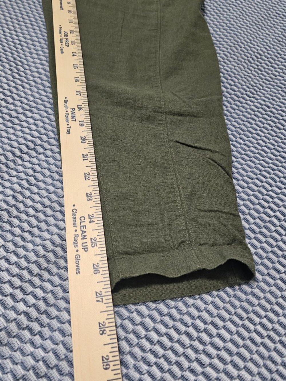 Old Navy Olive Green Linen Blend Jogger Women's Drawstring Waist Pants - Size XL - Picture 6 of 7